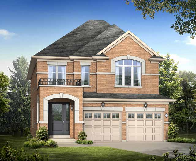 On The Ridge Chardonnay model – 35' detached home elevation A in Stoney Creek by Rosehaven Homes