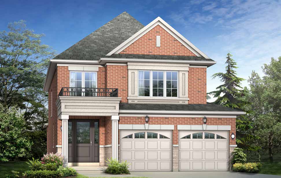 On The Ridge Malbec model – 35' detached home elevation A in Stoney Creek by Rosehaven Homes